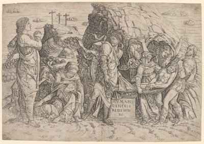 Begravelse, c. 1509. af Giovanni Antonio da Brescia