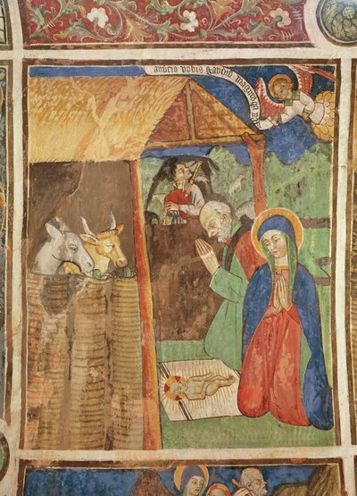 The Nativity, ca. 1480 (fresco) af Giovanni Baleison