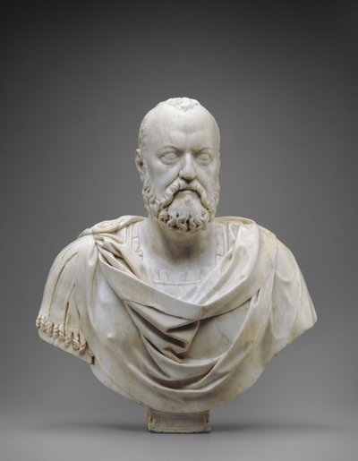 Buste af Cosimo I, storhertug af Toscana, ca. 1572 (marmor) af Giovanni Bandini