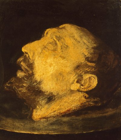 Johannes Døberens hoved på et plateau af Giovanni Battista (1567-1633) Crespi