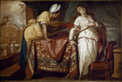 Mirakel af Beatrice Crespi helbredt for en brystkræft Maleri af Cerano (Giovan Battista Crespi) (1567/8-1632) 1610 Milano Cathedrale (Duomo) Italien af Giovanni Battista  Crespi