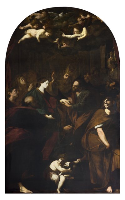 Jomfruens ægteskab af Giovanni Battista and Gherardini Melchiorre Crespi