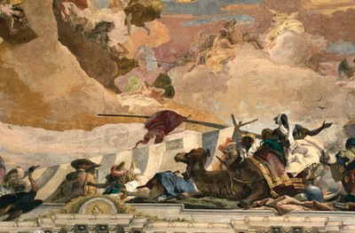 Allegori af Afrika. Fresco af Giovanni Battista Tiepolo (1696-1770) af Giovanni Battista Tiepolo