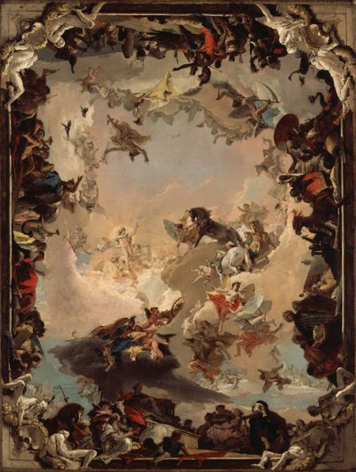 Allegori over planeterne og kontinenterne af Giovanni Battista Tiepolo