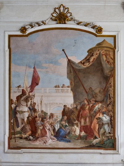 Kontinens af Alexander den Store af Giovanni Battista Tiepolo