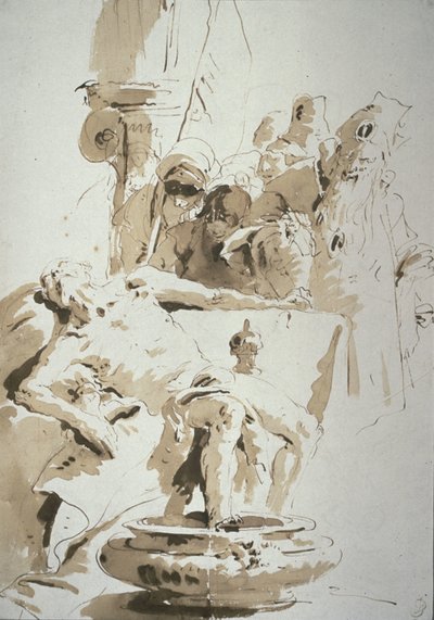 Fantasy om Senecas død af Giovanni Battista Tiepolo