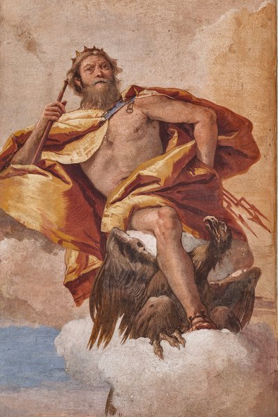 Gæstelogi, Olympens værelse: "Jupiter" af Giovanni Battista Tiepolo