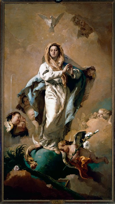Den ubesmittede undfangelse af Giovanni Battista Tiepolo