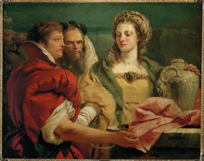Rebecca ved brønden ... af Giovanni Battista (1696 1770) Tiepolo