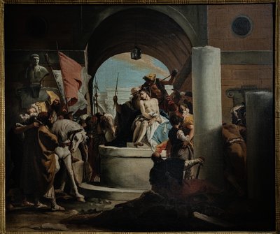 Kopi af The Crowning of Thorns, midten af 1700-tallet (olie på lærred) af Giovanni Battista (1696 1770) (workshop of) Tiepolo