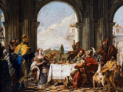 Kleopatras banket af Giovanni Battista Tiepolo