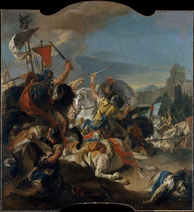 Slaget ved Vercellae af Giovanni Battista Tiepolo