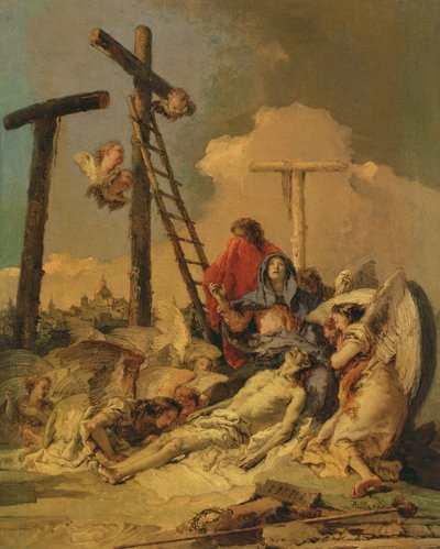 The Deposition (olie på lærred) af Giovanni Battista Tiepolo