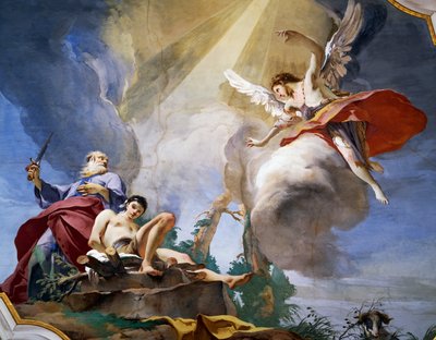 Abrahams offer, detaljer af Giovanni Battista Tiepolo