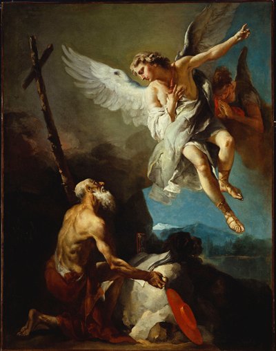 The Vision of St. Hieronymus (olie på lærred) af Giovanni Battista Tiepolo