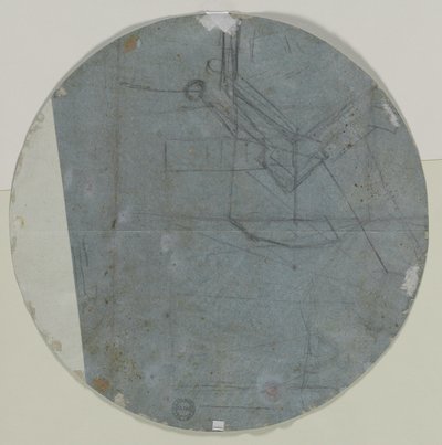 Arkitektonisk skitse verso, anden halvdel af 1600-tallet. af Giovanni Battista Benaschi