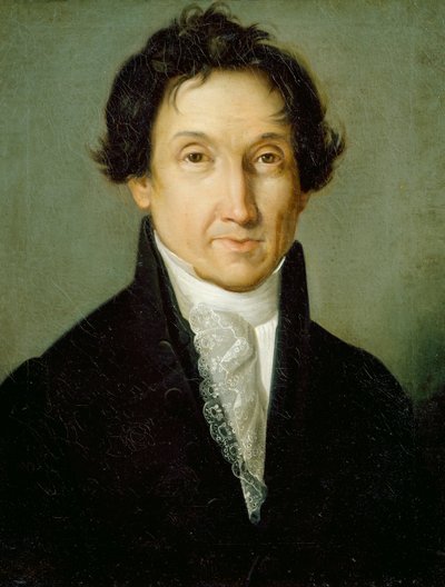 Selvportræt af Giovanni Battista Borghesi (1790-1846) af Giovanni Battista Borghesi