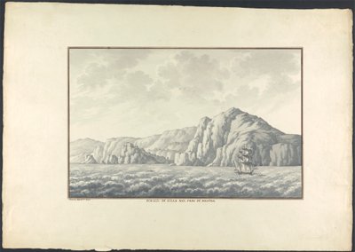 Scoglio di Silla i fyrtårnet i Mesina af Giovanni Battista Borra