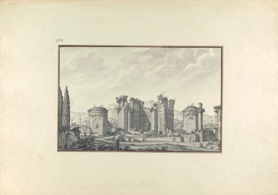 Basilikaen i Pergamon af Giovanni Battista Borra