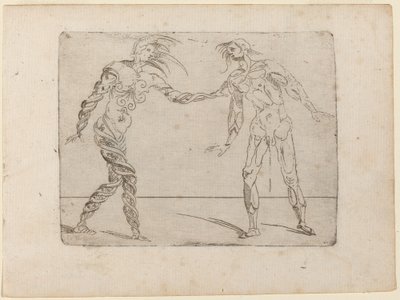 Fra "Bizzarie di diverse figurer" af Giovanni Battista Bracelli