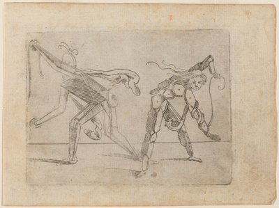 Fra "Bizzarie di diverse figurer" af Giovanni Battista Bracelli