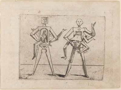 Fra "Bizzarie di diverse figurer" af Giovanni Battista Bracelli