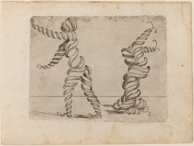 Fra "Bizzarie di diverse figurer" af Giovanni Battista Bracelli