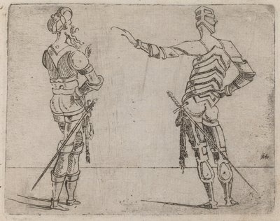 Fra "Bizzarie di diverse figurer" af Giovanni Battista Bracelli