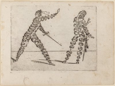 Fra "Bizzarie di diverse figurer" af Giovanni Battista Bracelli