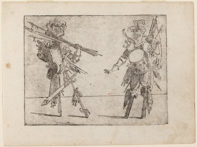 Fra "Bizzarie di diverse figurer" af Giovanni Battista Bracelli