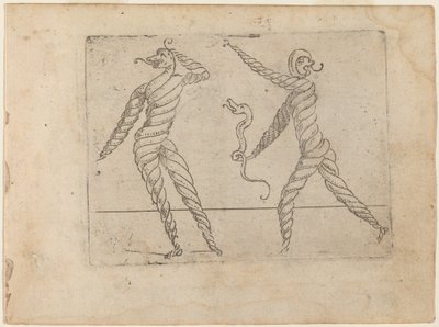 Fra "Bizzarie di diverse figurer" af Giovanni Battista Bracelli