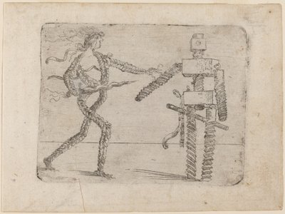 Fra "Bizzarie di diverse figurer" af Giovanni Battista Bracelli