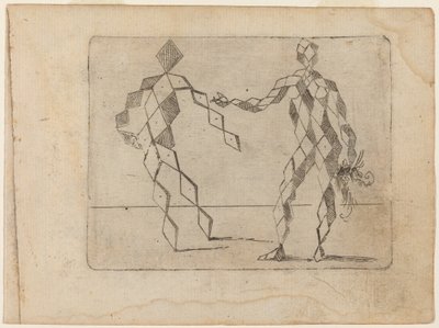 Fra "Bizzarie di diverse figurer" af Giovanni Battista Bracelli
