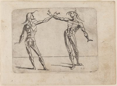Fra "Bizzarie di diverse figurer" af Giovanni Battista Bracelli