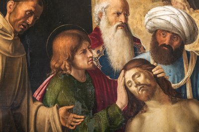 Kristi klagesang, detalje af 2384598 af Giovanni Battista Cima da Conegliano