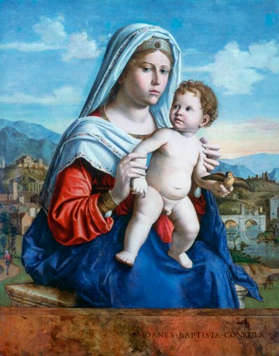 Jomfruen og barnet, c1505. af Giovanni Battista Cima da Conegliano