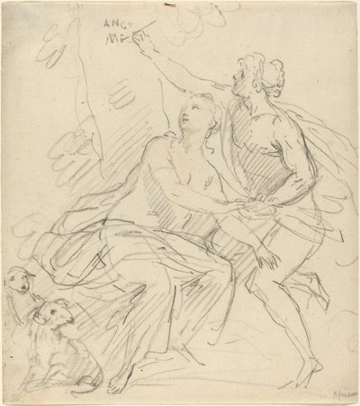 Angelica og Medoro af Giovanni Battista Cipriani
