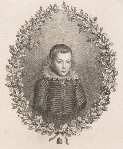 John Milton som dreng, 1760. af Giovanni Battista Cipriani