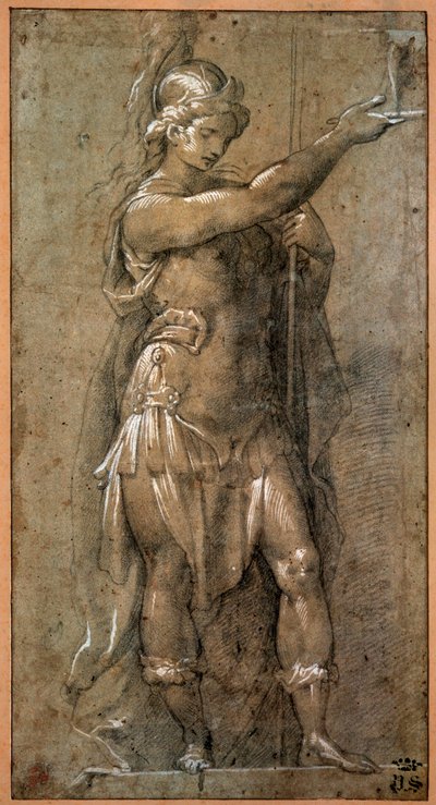 Minerva, begyndelsen af det 17. århundrede af Giovanni Battista Crespi
