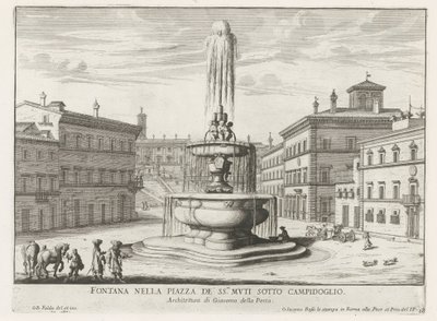 Fontænen af ​​Piazza d
