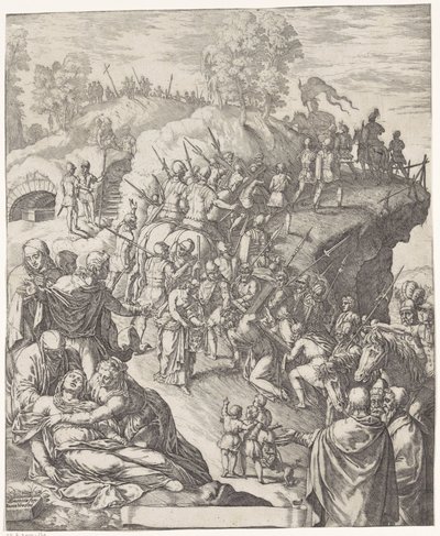 Bærelsen af ​​korset af Giovanni Battista Fontana