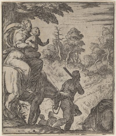 Flugten til Egypten af Giovanni Battista Fontana