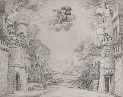 Scene fra Triompho della Pieta, 1640-69. af Giovanni Battista Galestruzzi