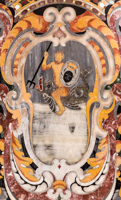 San Cataldo-katedralen, San Cataldo-kapellet, helgenens alter, detalje, Taranto, Puglia (foto) af Giovanni Battista Lombardelli