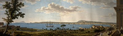 Udsigt over Posillipo og Napoli fra Portici af Giovanni Battista Lusieri