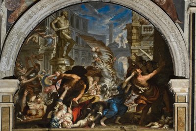 Massakren på de uskyldige, c.1690-91 af Giovanni Battista Merano