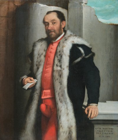 Portræt af Antonio Navagero af Giovanni Battista Moroni