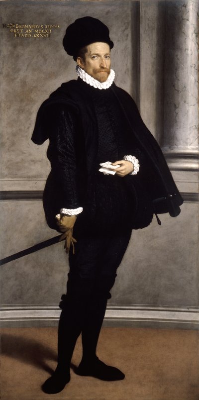 Portræt af Bernardo Spini, ca 1573-1575. af Giovanni Battista Moroni