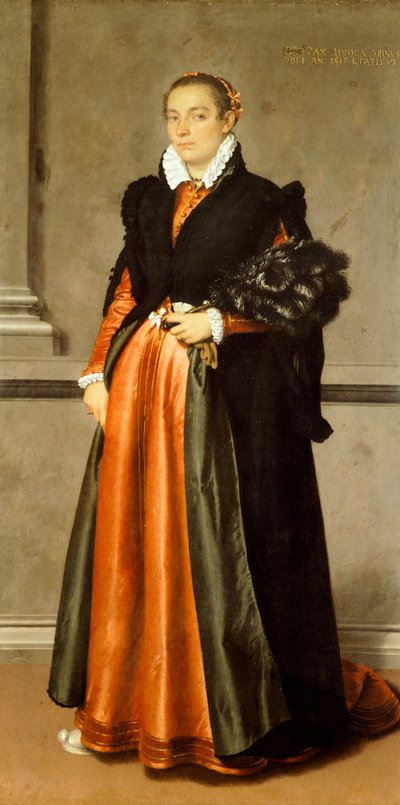 Portræt af adelskvinden Pace Rivola Spini af Giovanni Battista Moroni