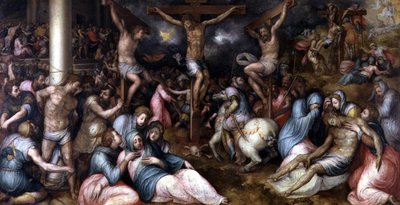 The Passion, fra Salone delle Capriate (Tursernes Hall) (panel) af Giovanni Battista Naldini